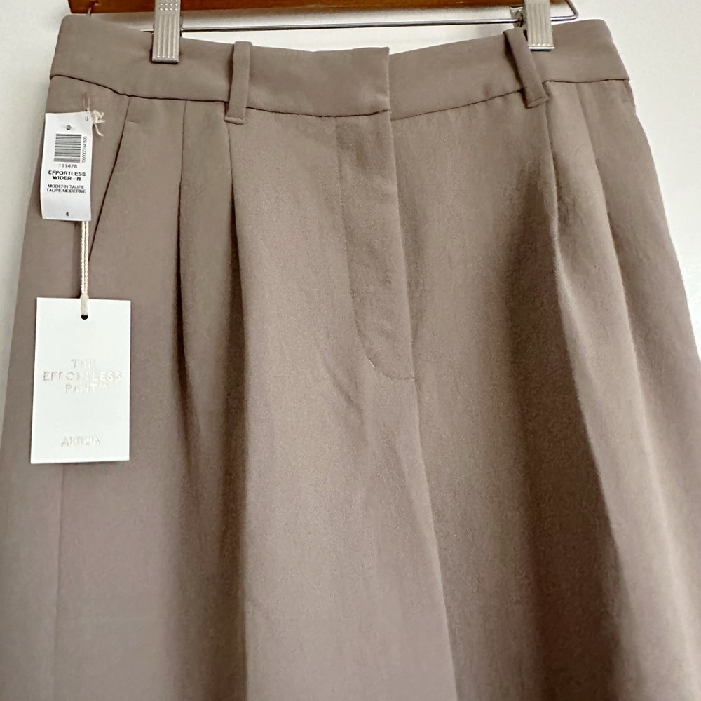 Aritzia Effortless Pants Wider Modern Taupe